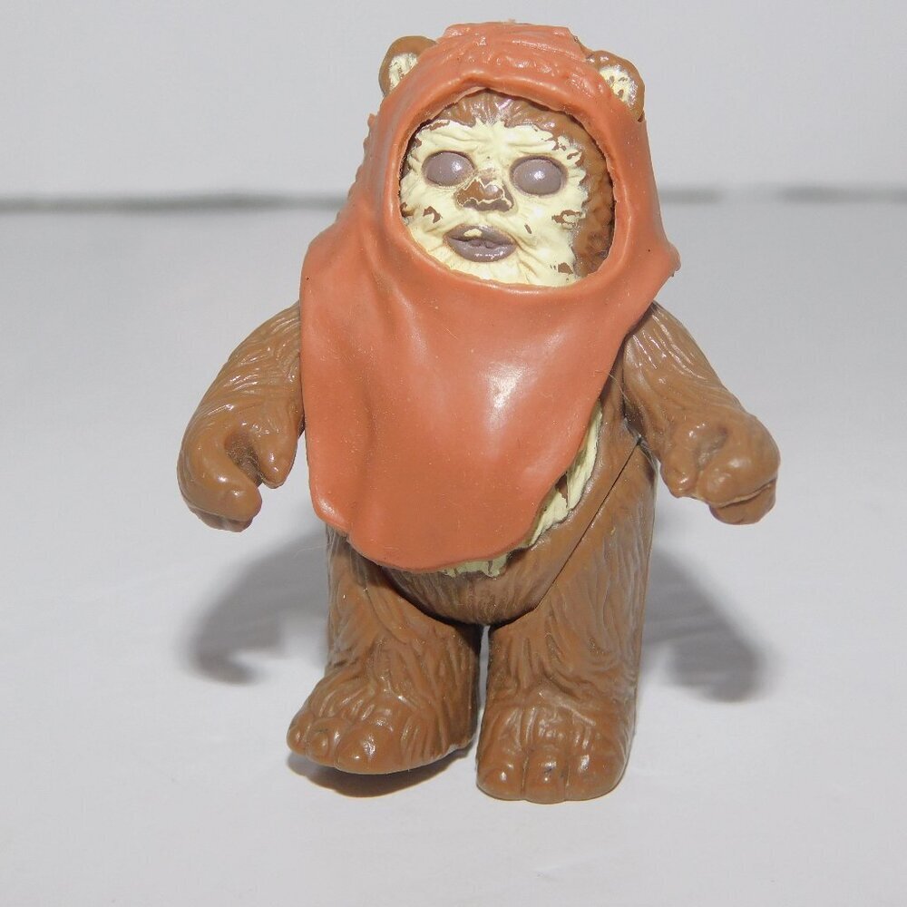 VTG 1984 Kenner Star Wars Ewok Wicket W. Warrick 2" Figure w Hood ROTJ
